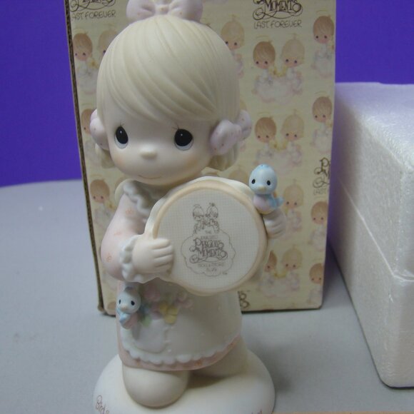 Precious Moments Birds of a Feather Collect Together E-0006 with box - Picture 5 of 16